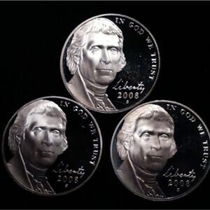 2008-S Jefferson Nickel Deep Cameo Liberty Proof Coin